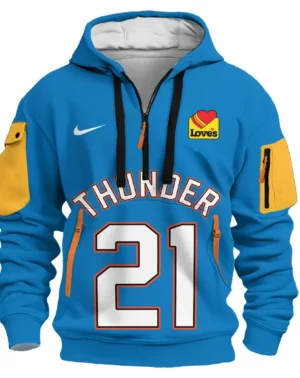 Aaron Wiggins Basketball Hoodie Half Zipper NBA 2025 For Fan Aaron Wiggins HVN1026THDAW052825HODZ