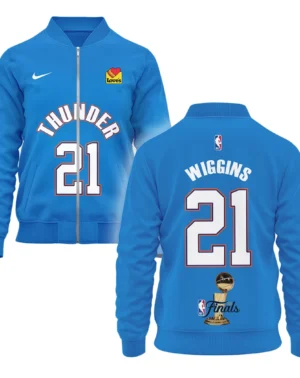 Aaron Wiggins Bomber Jacket NBA 2025 For Fan Aaron Wiggins HVN1087AW062325BOB