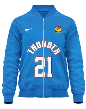 Aaron Wiggins Bomber Jacket NBA 2025 For Fan Aaron Wiggins HVN1087AW062325BOB