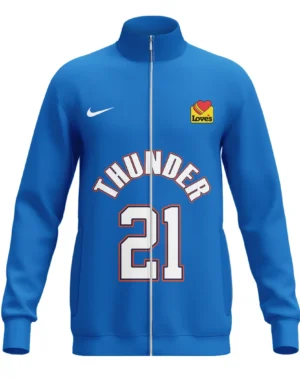 Aaron Wiggins Stand Collar Jacket NBA 2025 For Fan Aaron Wiggins HVN1087AW062325SCJ