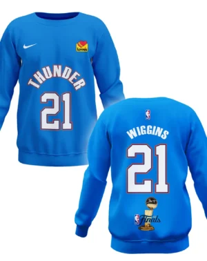 Aaron Wiggins Sweatshirt NBA 2025 For Fan Aaron Wiggins HVN1087AW062325SW