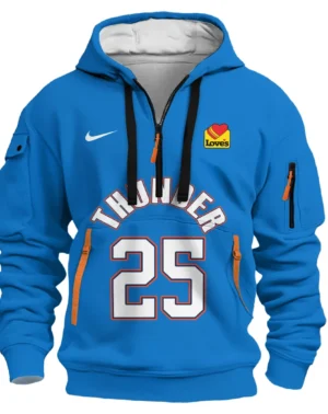 Ajay Mitchell Hoodie Half Zipper NBA 2025 For Fan Ajay Mitchell HVN1087AM062325HODZ