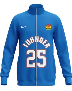 Ajay Mitchell Stand Collar Jacket NBA 2025 For Fan Ajay Mitchell HVN1087AM062325SCJ