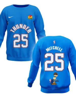 Ajay Mitchell Sweatshirt NBA 2025 For Fan Ajay Mitchell HVN1087AM062325SW