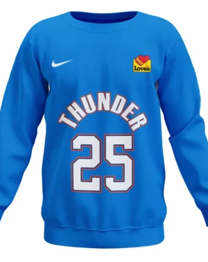Ajay Mitchell Sweatshirt NBA 2025 For Fan Ajay Mitchell HVN1087AM062325SW