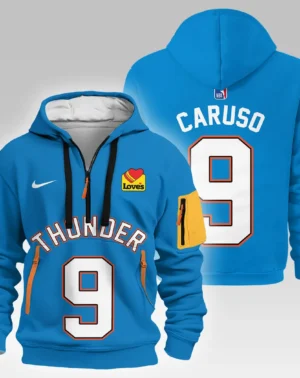 Alex Caruso Basketball Hoodie Half Zipper NBA 2025 For Fan Alex Caruso HVN1026THDAC052825HODZ