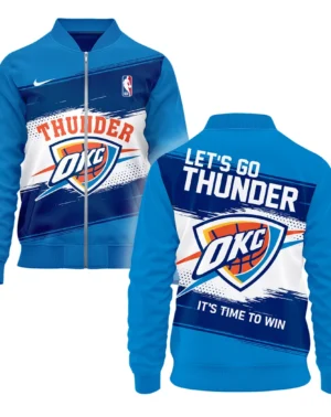 Basketball Bomber Jacket NBA 2025 For Fan Basketball HVN1044OKC060325BOB