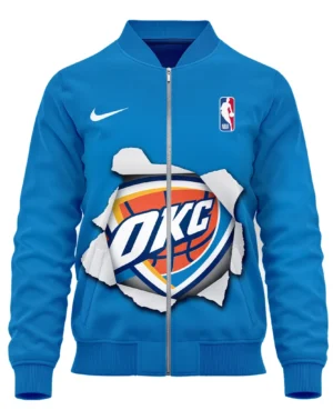 Basketball Bomber Jacket NBA 2025 For Fan Basketball HVN1045THUNDER060325BOB