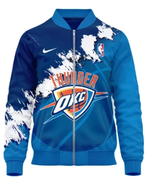 Basketball Bomber Jacket NBA 2025 For Fan Basketball HVN1047THUNDER060425BOB