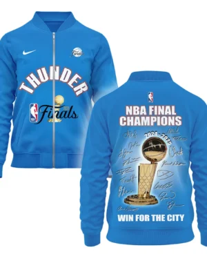 Basketball Bomber Jacket NBA 2025 For Fan Basketball HVN1085OKC062325BOB
