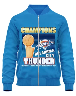 Basketball Bomber Jacket NBA 2025 For Fan Basketball HVN1092OKC062425BOB