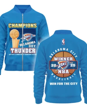 Basketball Bomber Jacket NBA 2025 For Fan Basketball HVN1092OKC062425BOB