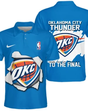 Basketball Club Polo Shirt NBA 2025 For Fan Basketball Club HVN1045THUNDER060325POS