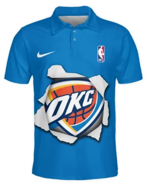 Basketball Club Polo Shirt NBA 2025 For Fan Basketball Club HVN1045THUNDER060325POS