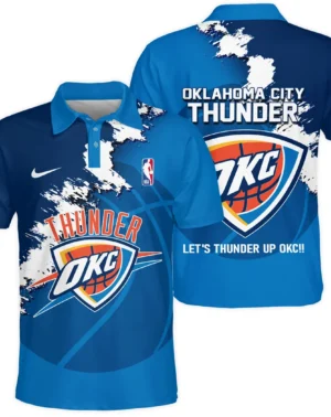 Basketball Club Polo Shirt NBA 2025 For Fan Basketball Club HVN1047THUNDER060425POS
