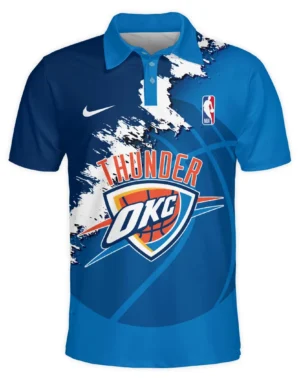 Basketball Club Polo Shirt NBA 2025 For Fan Basketball Club HVN1047THUNDER060425POS