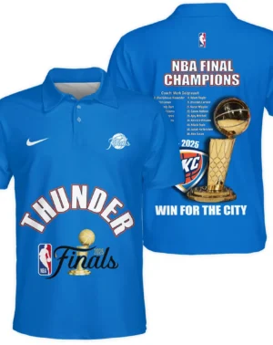 Basketball Club Polo Shirt NBA 2025 For Fan Basketball Club HVN1086OKC062325POS