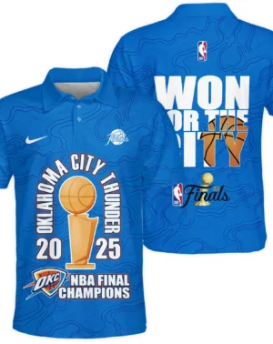 Basketball Club Polo Shirt NBA 2025 For Fan Basketball Club HVN1089OKC062425POS
