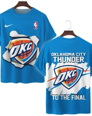 Basketball Club T-Shirt NBA 2025 For Fan Basketball Club HVN1045THUNDER060325TS3D