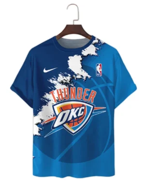 Basketball Club T-Shirt NBA 2025 For Fan Basketball Club HVN1047THUNDER060425TS3D