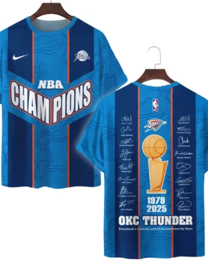Basketball Club T-Shirt NBA 2025 For Fan Basketball Club HVN1093OKC062425TS3D