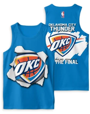 Basketball Club Tanktop NBA 2025 For Fan Basketball Club HVN1045THUNDER060325TOP