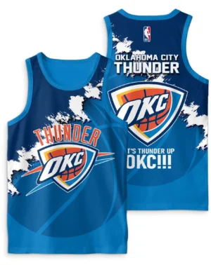 Basketball Club Tanktop NBA 2025 For Fan Basketball Club HVN1047THUNDER060425TOP