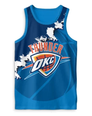 Basketball Club Tanktop NBA 2025 For Fan Basketball Club HVN1047THUNDER060425TOP