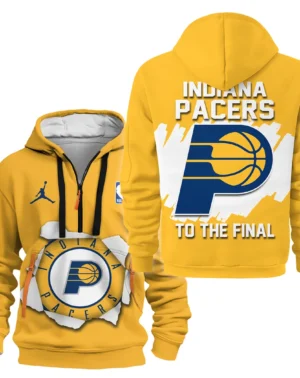 Basketball Hoodie Half Zipper NBA 2025 For Fan Basketball HVN1045PACER060325HODZ