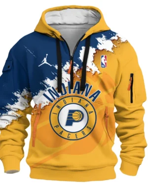 Basketball Hoodie Half Zipper NBA 2025 For Fan Basketball HVN1047PACER060425HODZ