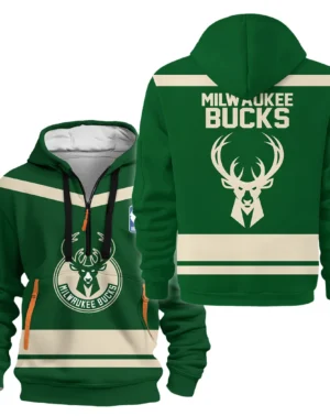 Basketball Hoodie Half Zipper NBA 2025 For Fan Basketball HVN1055MB060725HODZ