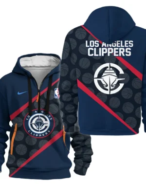 Basketball Hoodie Half Zipper NBA 2025 For Fan Basketball HVN1062LAC061225HODZ