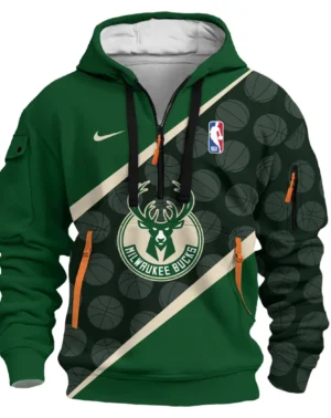 Basketball Hoodie Half Zipper NBA 2025 For Fan Basketball HVN1062MB061225HODZ