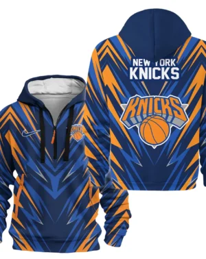 Basketball Hoodie Half Zipper NBA 2025 For Fan Basketball HVN1063NYK061225HODZ