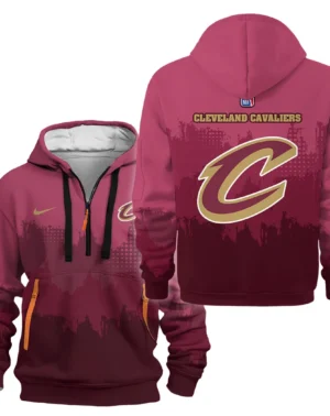 Basketball Hoodie Half Zipper NBA 2025 For Fan Basketball HVN1094CC062625HODZ