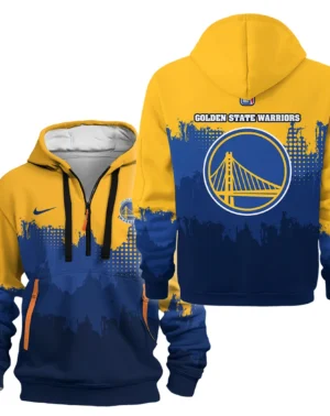 Basketball Hoodie Half Zipper NBA 2025 For Fan Basketball HVN1094GSW062625HODZ