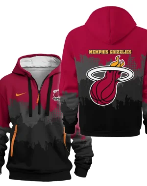 Basketball Hoodie Half Zipper NBA 2025 For Fan Basketball HVN1094MH062625HODZ