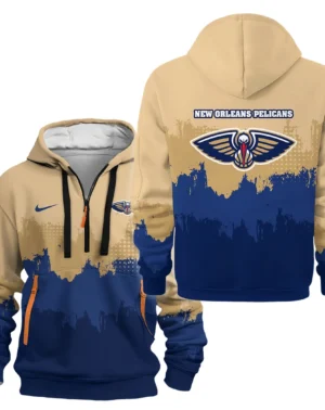 Basketball Hoodie Half Zipper NBA 2025 For Fan Basketball HVN1094NOP062625HODZ