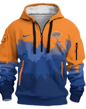 Basketball Hoodie Half Zipper NBA 2025 For Fan Basketball HVN1094NYK062625HODZ