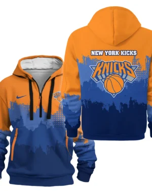 Basketball Hoodie Half Zipper NBA 2025 For Fan Basketball HVN1094NYK062625HODZ