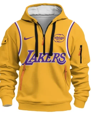 Basketball Hoodie Half Zipper NBA 2025 For Fan Basketball HVN1095LAL062725HODZ