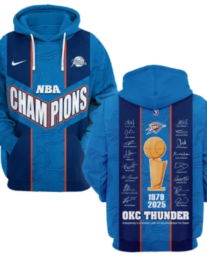 Basketball Hoodie NBA 2025 For Fan Basketball HVN1093OKC062425HOD