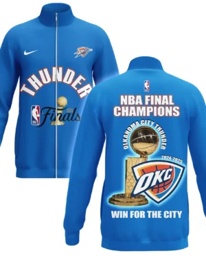 Basketball Stand Collar Jacket NBA 2025 For Fan Basketball HVN1084OKC062325SCJ