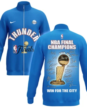 Basketball Stand Collar Jacket NBA 2025 For Fan Basketball HVN1085OKC062325SCJ