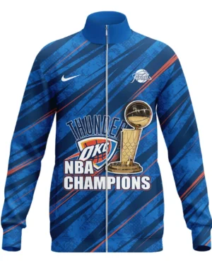 Basketball Stand Collar Jacket NBA 2025 For Fan Basketball HVN1090OKC062425SCJ