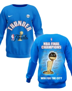 Basketball Sweatshirt NBA 2025 For Fan Basketball HVN1085OKC062325SW