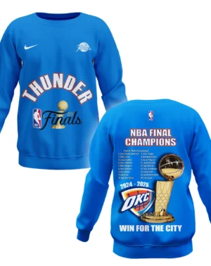 Basketball Sweatshirt NBA 2025 For Fan Basketball HVN1086OKC062325SW
