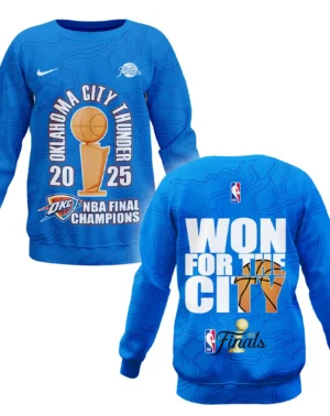 Basketball Sweatshirt NBA 2025 For Fan Basketball HVN1089OKC062425SW