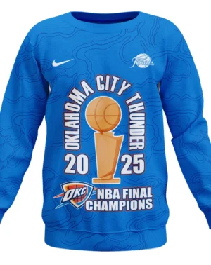 Basketball Sweatshirt NBA 2025 For Fan Basketball HVN1089OKC062425SW