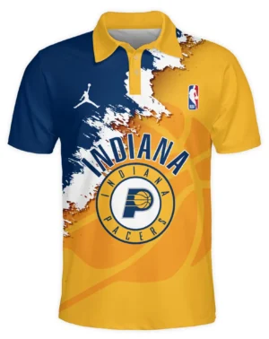 Basketball Team Polo Shirt NBA 2025 For Fan Basketball Team HVN1047PACER060425POS